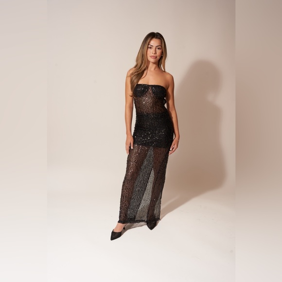 Sequin Full Length Skirt Set - Picture 8 of 8